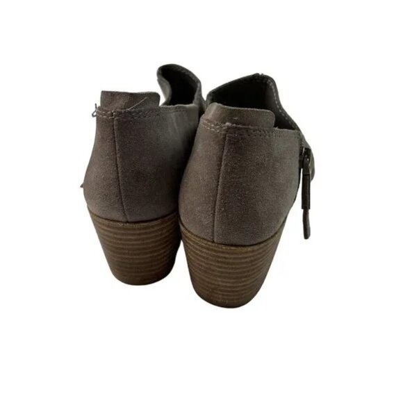 1.State Arnett Gray Suede Cut Out Booties - Picture 5 of 12